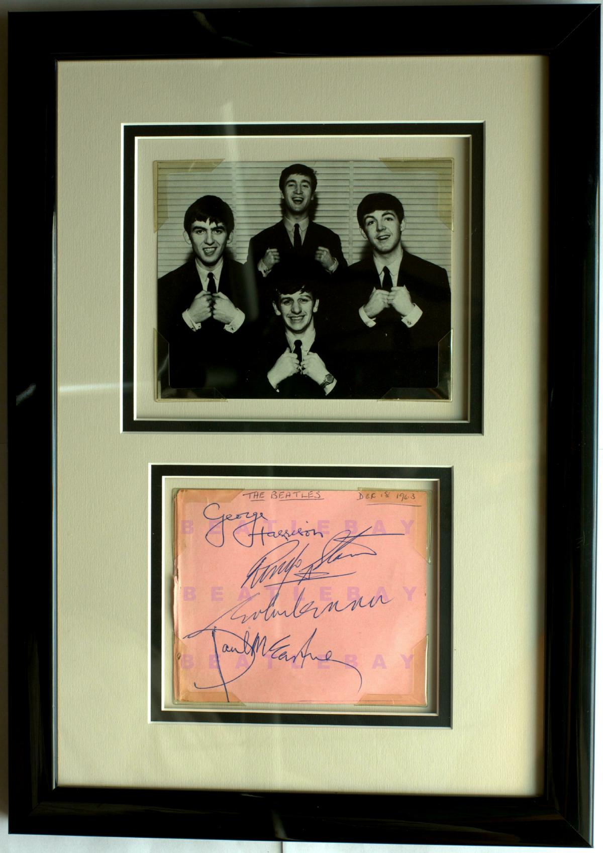 Beatles Autographs 1963