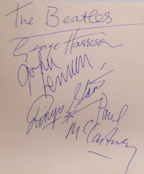 Beatles Autographs 1963