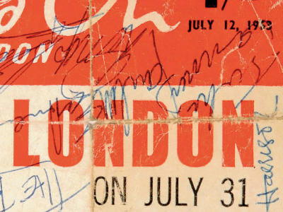 1963 Beatles Autograph Examples