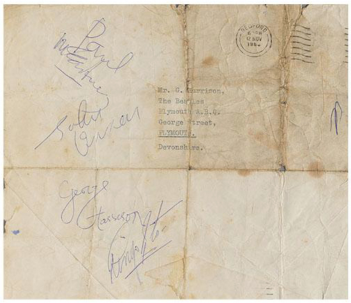 Beatles Autographs 1963