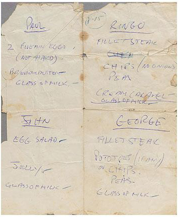 Beatles Autographs 1963