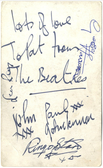 Beatles Autographs 1963