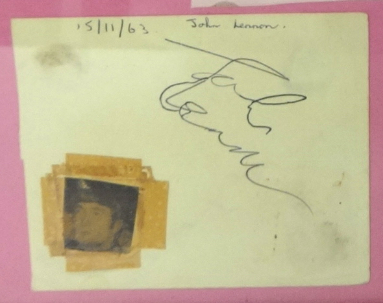 Beatles Autographs 1963