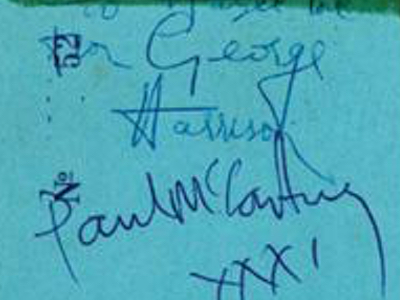 1963 Beatles Autograph Examples