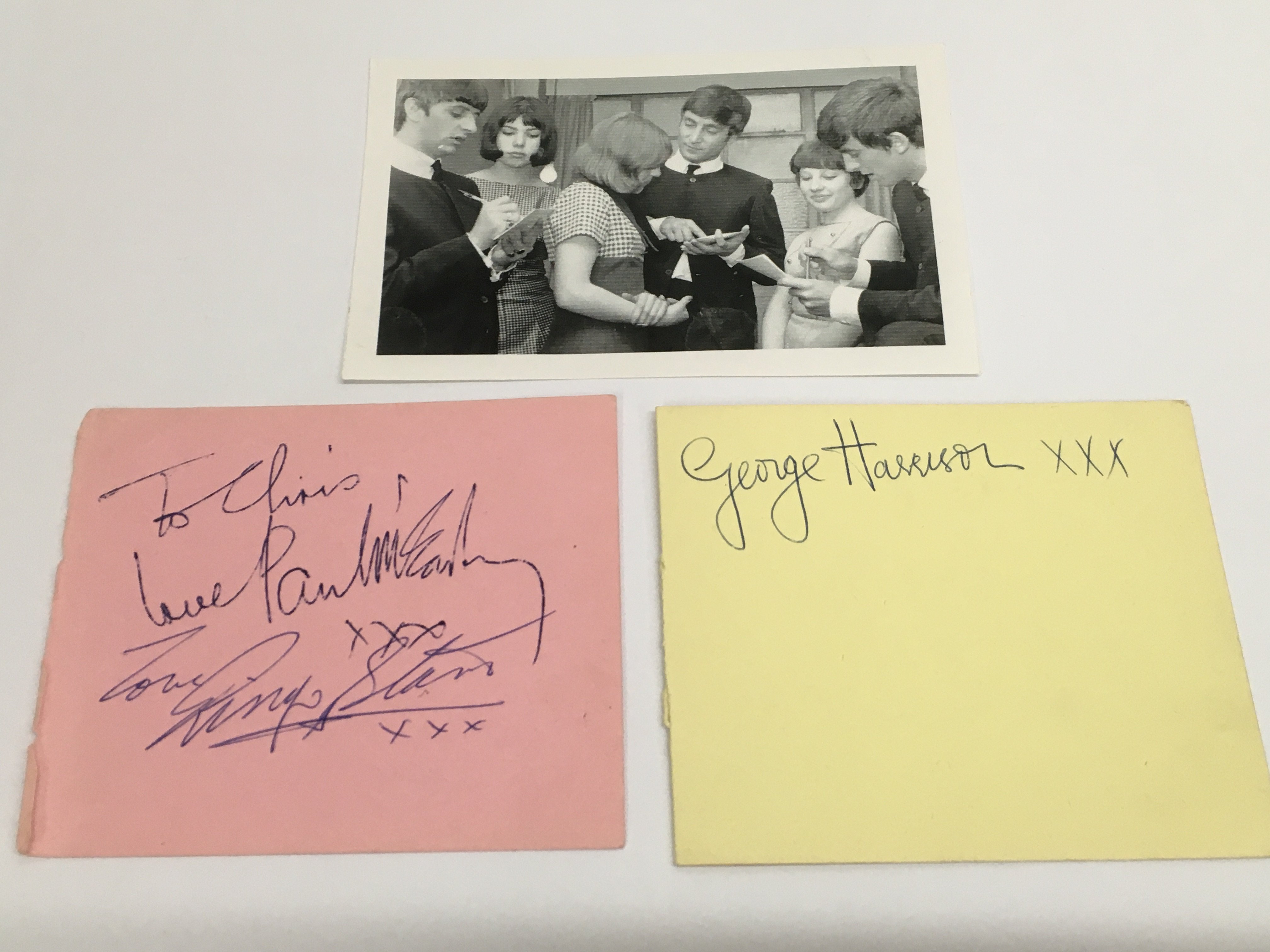 Beatles Autographs 1963