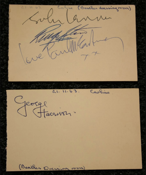 Beatles Autographs 1963