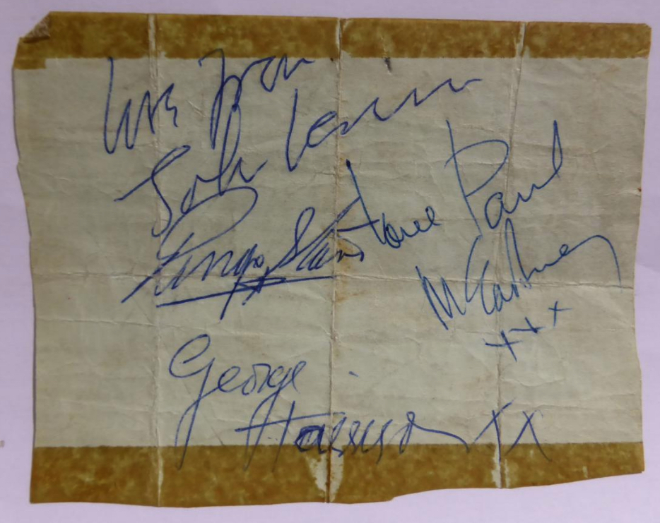 Beatles Autographs 1963