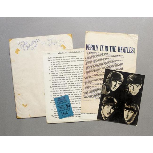 Beatles Autographs 1963