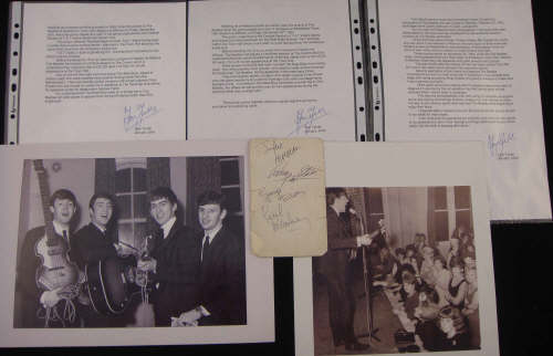 Beatles Autographs 1963