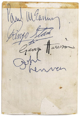 Beatles Autographs 1963