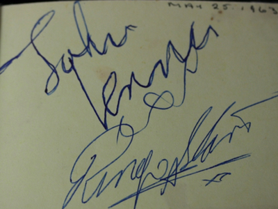 1963 Beatles Autograph Examples