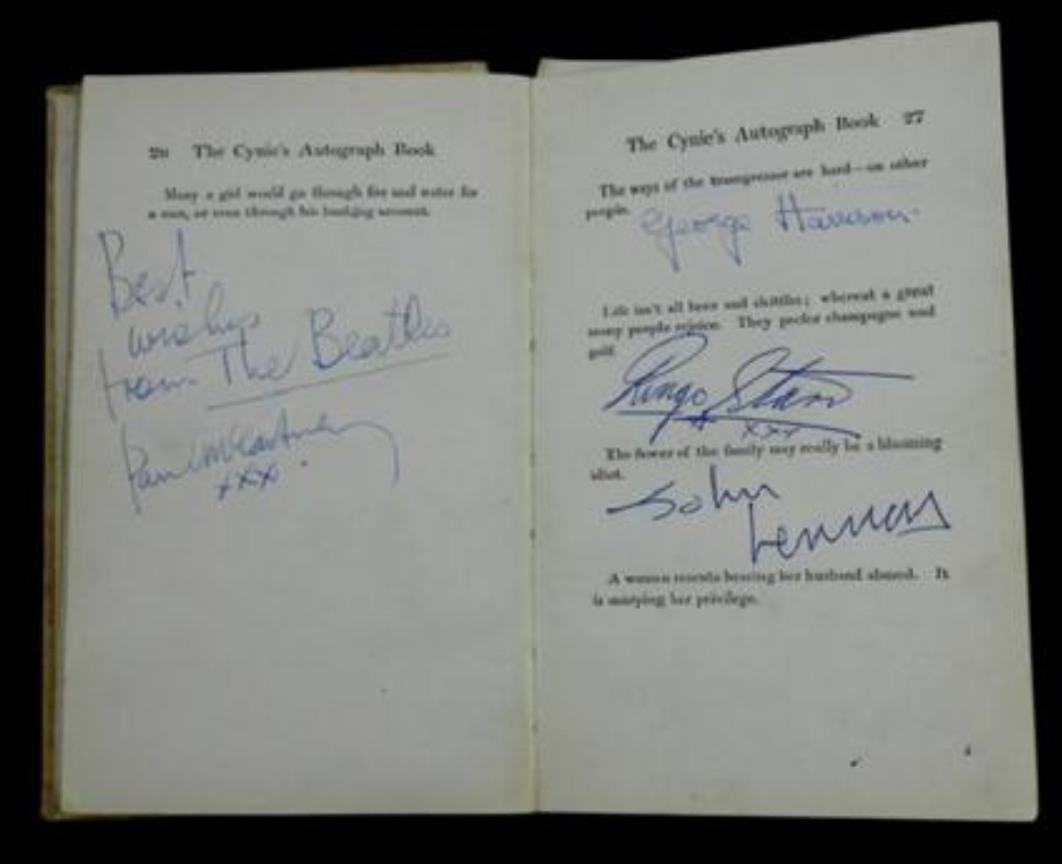 Beatles Autographs 1963