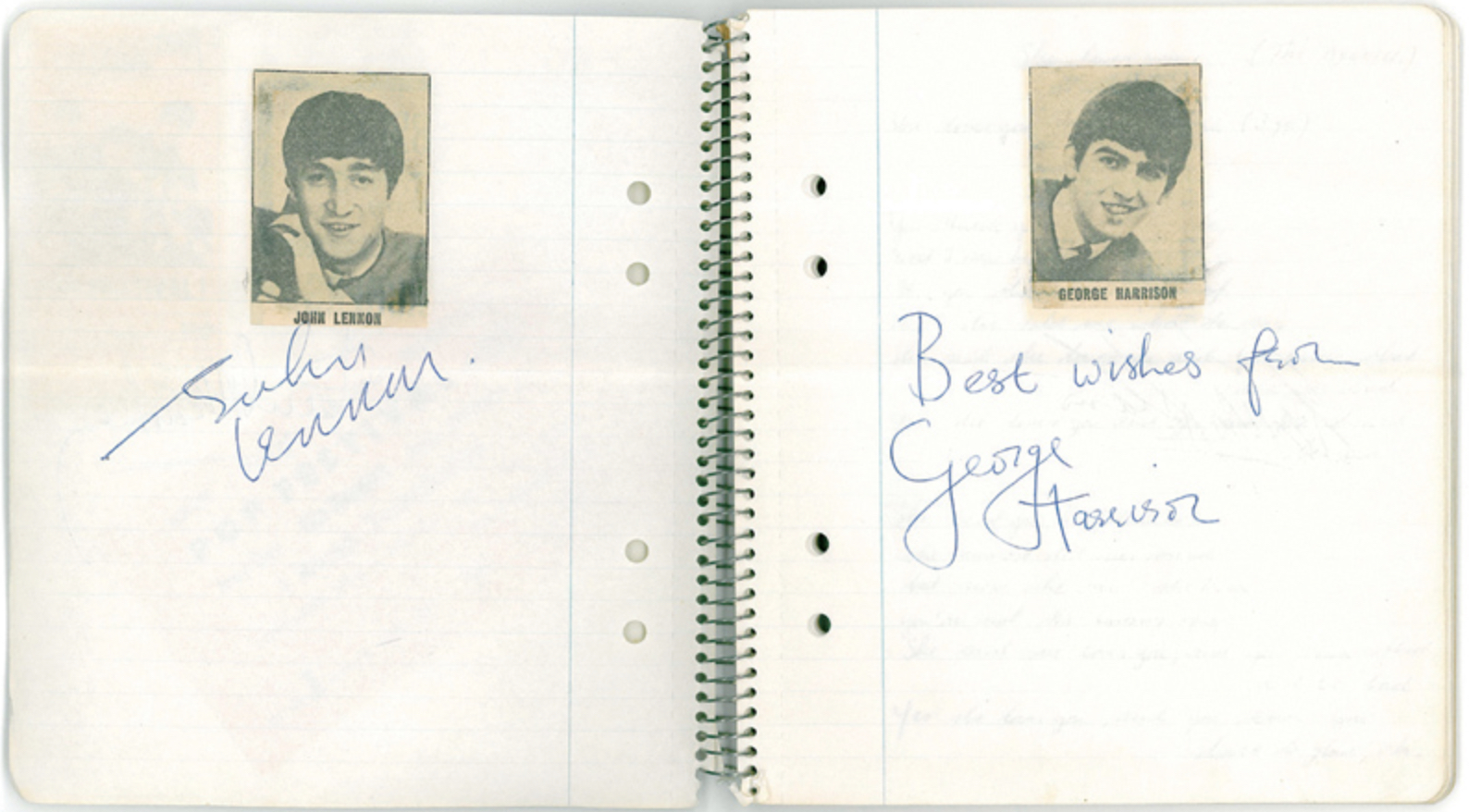 Beatles Autographs 1963