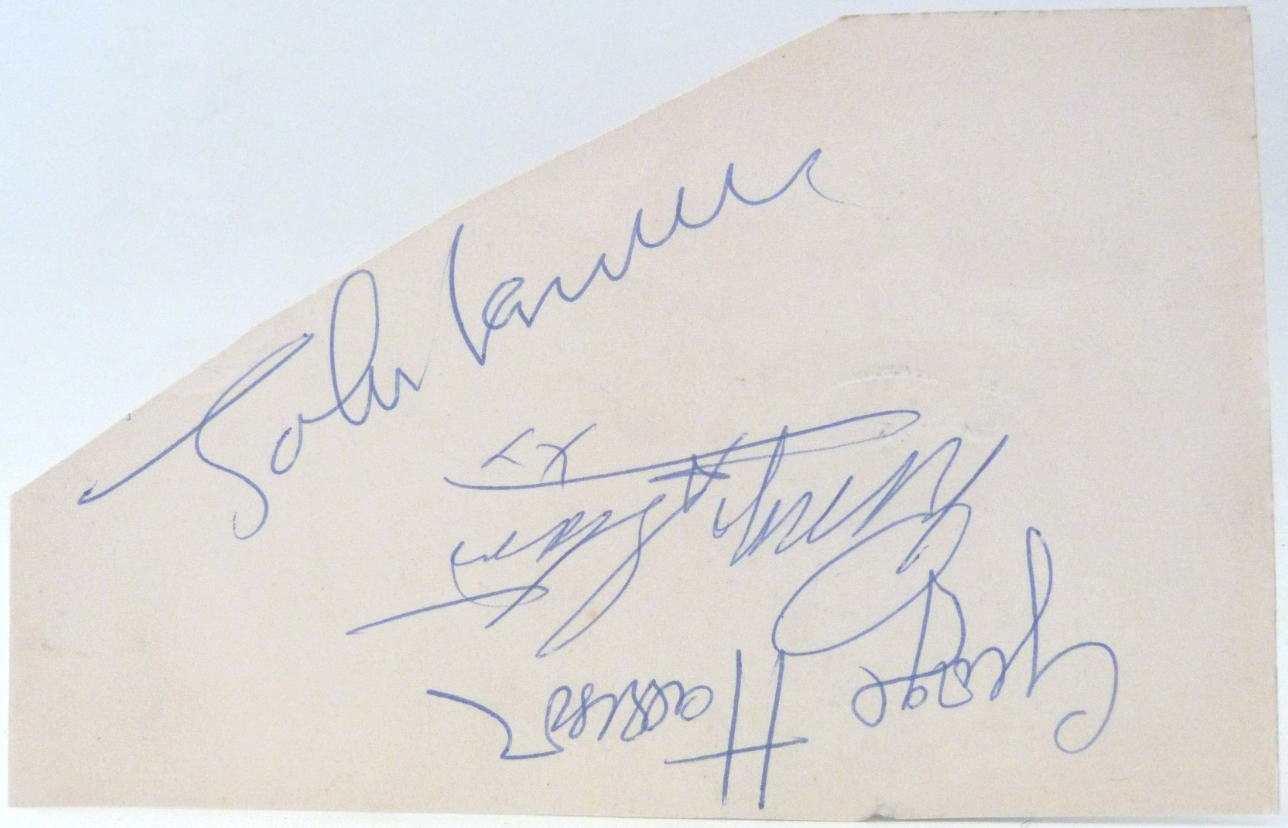 Beatles Autographs 1963