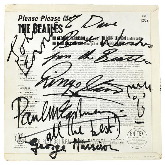 Beatles Autographs 1963