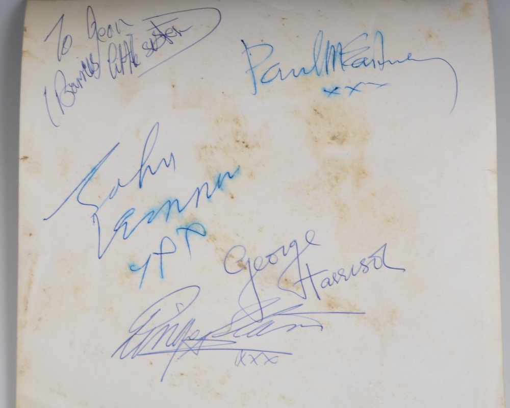 Beatles Autographs 1963