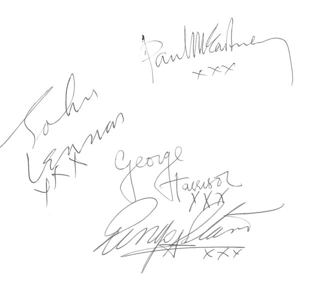 Beatles Autographs 1963