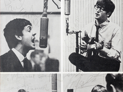 1963 Beatles Autograph Examples