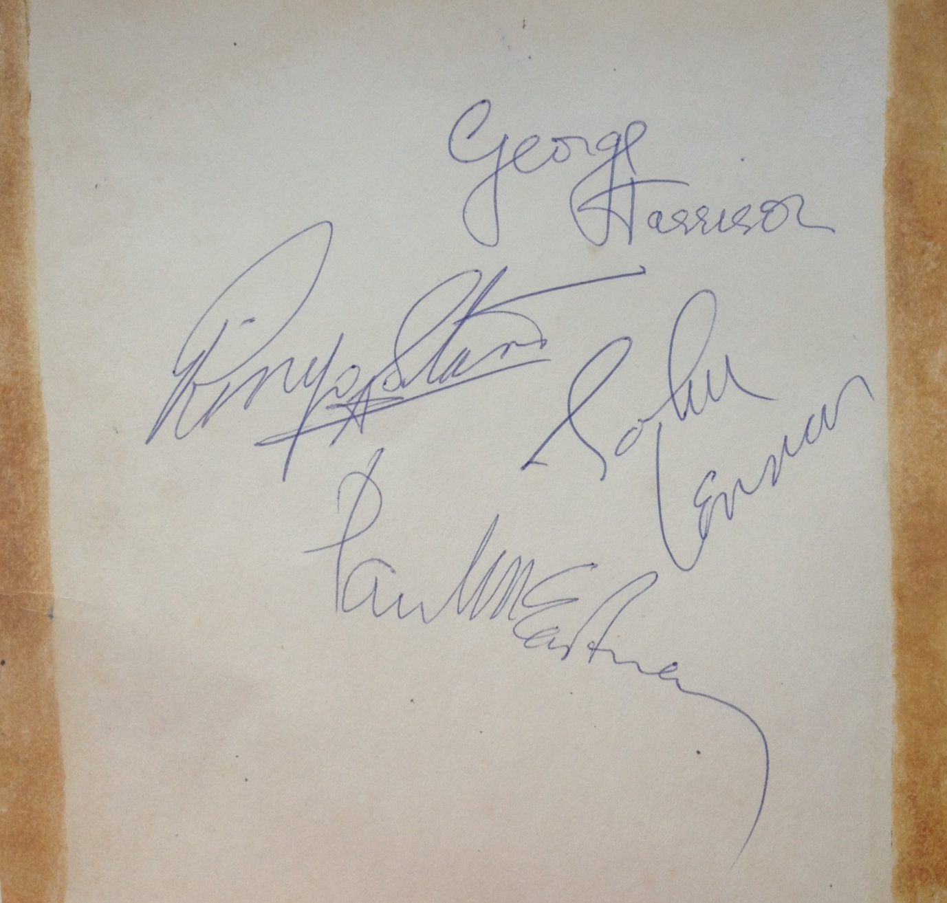 Beatles Autographs 1963