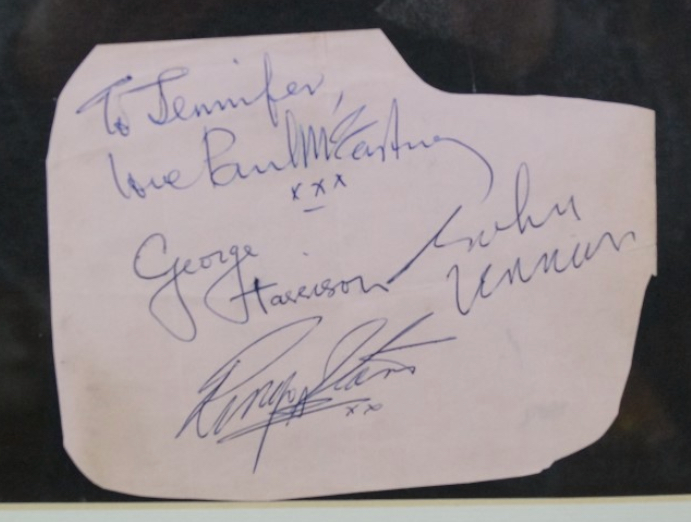 Beatles Autographs 1963