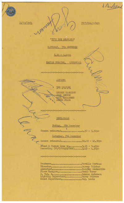 Beatles Autographs 1963