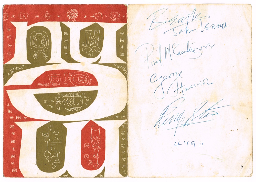 Beatles Autographs 1963