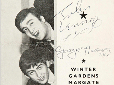 1963 Beatles Autograph Examples