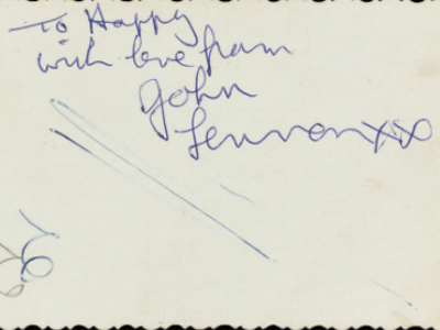 1962 Beatles Autograph Examples