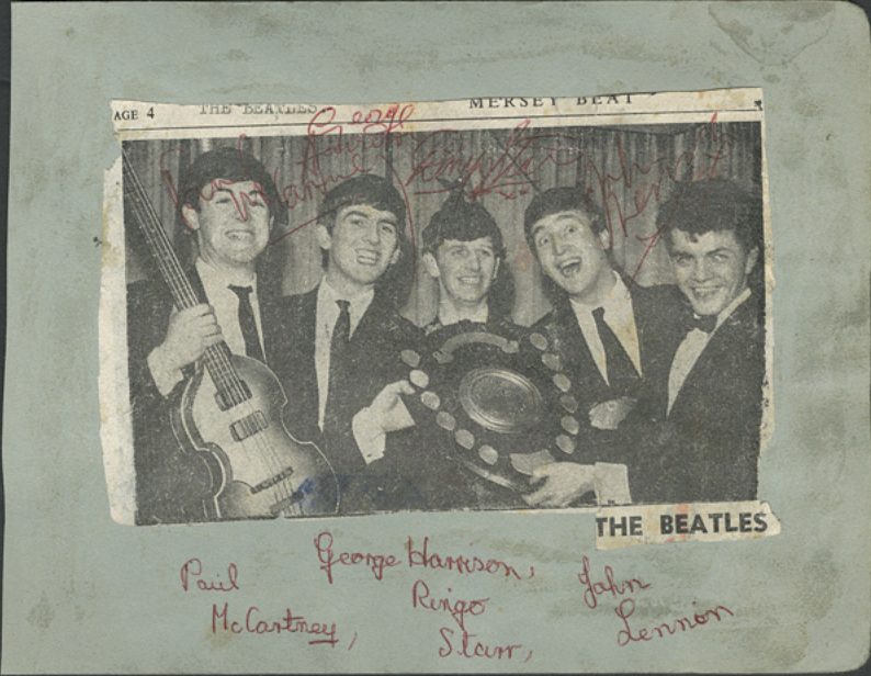 Beatles Autographs 1962