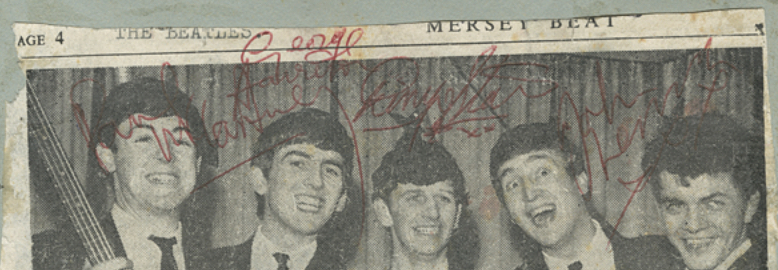 Beatles Autographs 1962