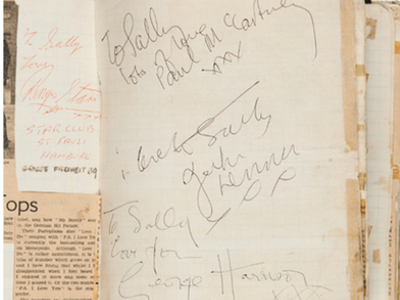 1962 Beatles Autograph Examples