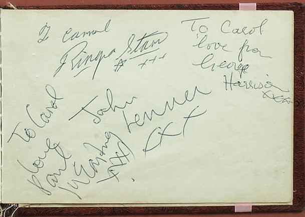 Beatles Autographs 1962