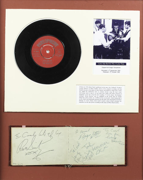 Beatles Autographs 1962