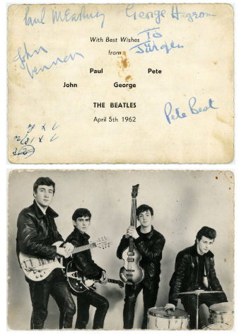 Beatles Autographs 1962