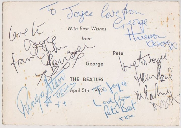 Beatles Autographs 1962