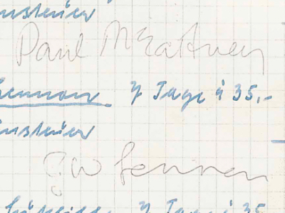 1961 Beatles Autograph Examples